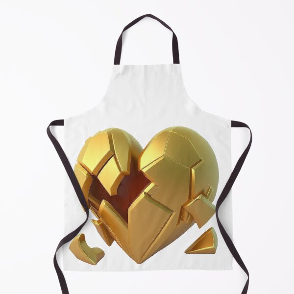 Item preview, Golden broken heart, healed heart, wound, golden shards designed and sold by Anastasiia Yurevych.