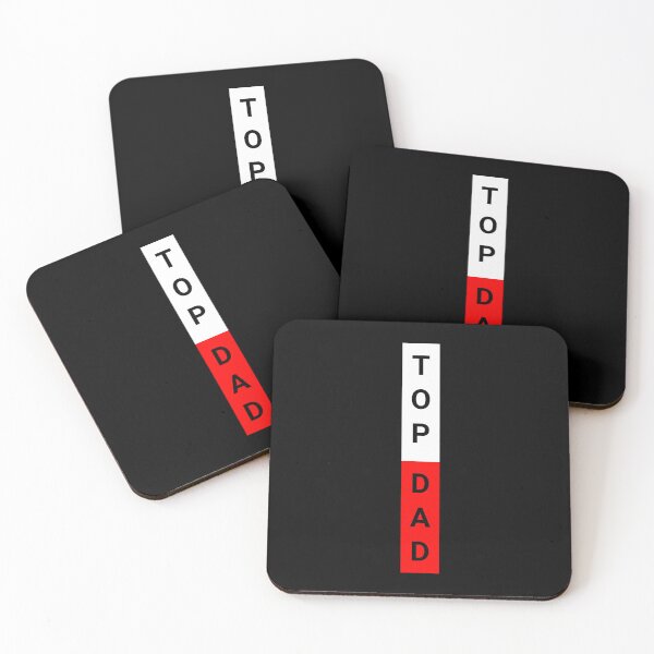 Item preview, Top Dad "Black, Red" designed and sold by Yusuf-Design.
