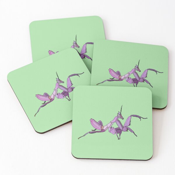 Item preview, Orchid mantis cartoon illustration designed and sold by Misscartoon.