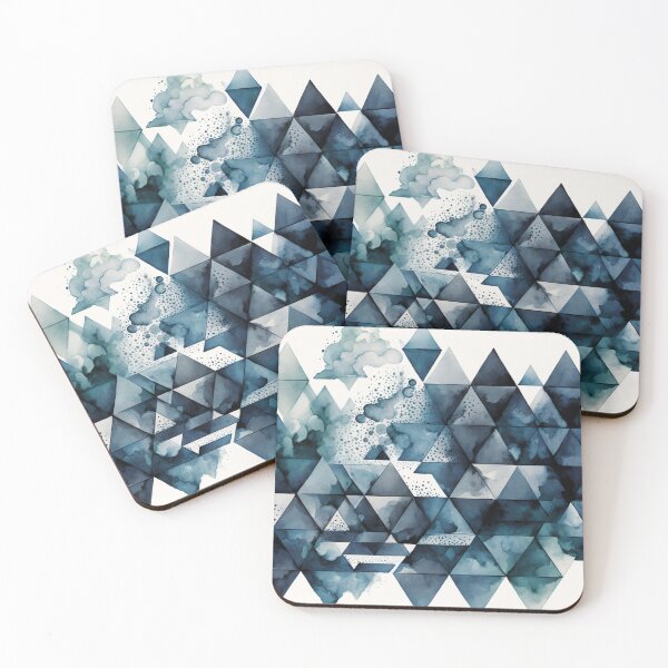Artikelvorschau, Teal and Blue Watercolor Pattern III entworfen und verkauft von artavantgarde.