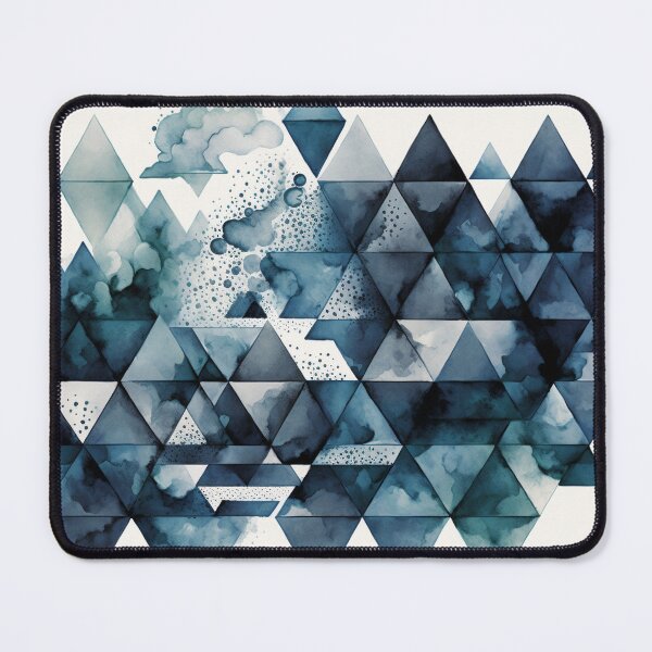 Artikelvorschau, Teal and Blue Watercolor Pattern III entworfen und verkauft von artavantgarde.