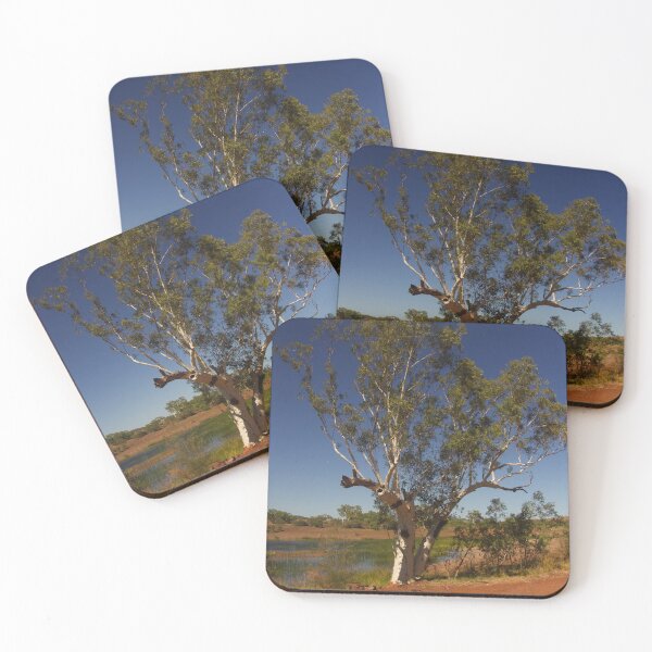 Item preview, Outback White Gum tree on some dirt track near Pannawonica, Western Australia designed and sold by NimbleFish.