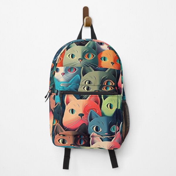 Item preview, Colorful anime cat pattern #5 designed and sold by Christolamber.