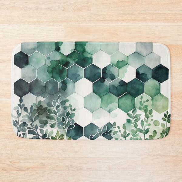 Artikelvorschau, Green Watercolor Pattern I entworfen und verkauft von artavantgarde.