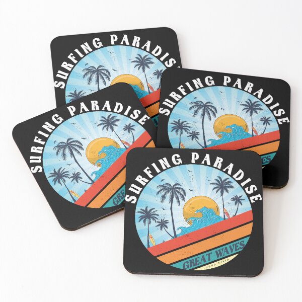 Item preview, Summer Surfing Beach Sunset Palm Tree Clothing Co. designed and sold by Md safi uddin Nazim.