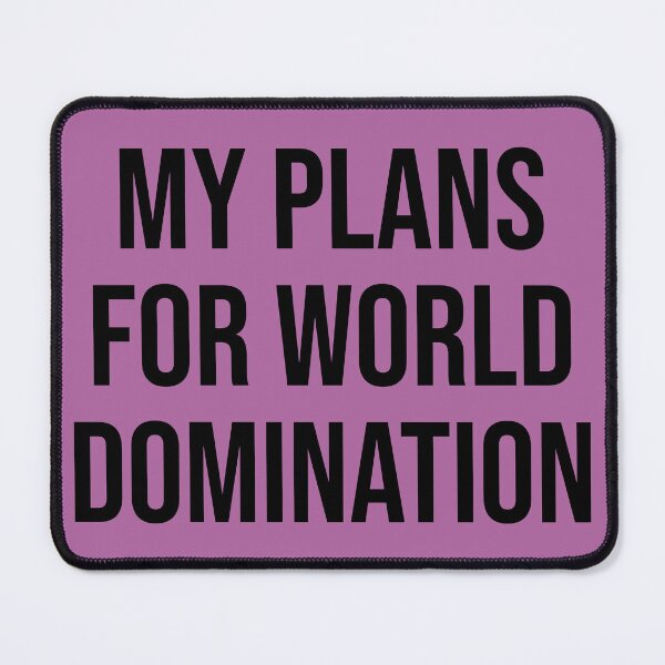 Item preview, My Plans For World Domination Journal designed and sold by Sour Soul.
