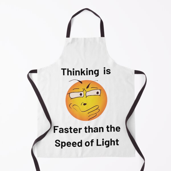 Item preview, Thinking is faster than the Speed of Light designed and sold by WizardWordSmith.
