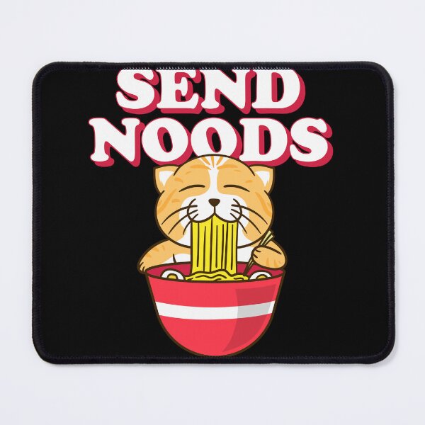 Item preview, Send Noods Funny Ramen Cat designed and sold by narekmug.