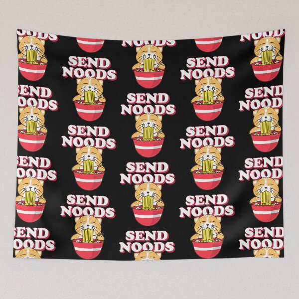 Item preview, Send Noods Funny Ramen Cat designed and sold by narekmug.