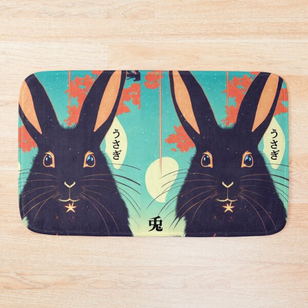 Item preview, Cozy Winter Black English Lop Jersey Wooly Rabbit Bunny with Cute Eyes designed and sold by wigobun.