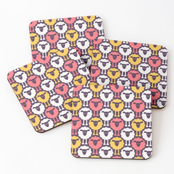 Item preview, 2671 C - funny retro sheep pattern designed and sold by RouCouCou.