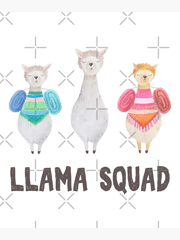 llama Squad Premium Matte Vertical Poster sold by Ian Cameron | SKU ...