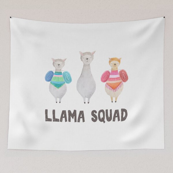 Item preview, llama Squad designed and sold by Essenti4lgoods.