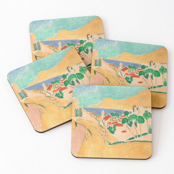 Aperçu de l'œuvre Paysage de Matisse à Collioure, Peinture de paysage d'Henri Matisse, peinture la plus célèbre d'Henri Matisse, créée et vendue par Tamas Das.