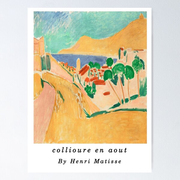 Item preview, Matisse landscape at collioure, Henri Matisse Landscape Painting ,henri matisse most famous painting,  designed and sold by Tamas Das.