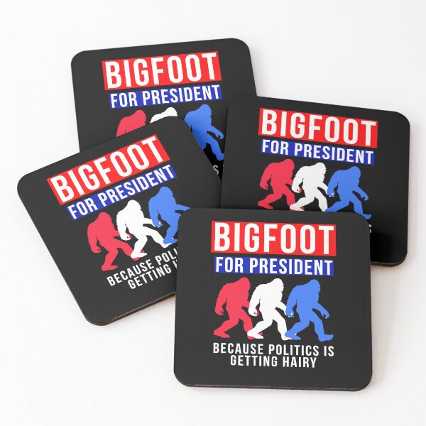 Item preview, Bigfoot For President Because Politics is Getting Hairy designed and sold by narekmug.