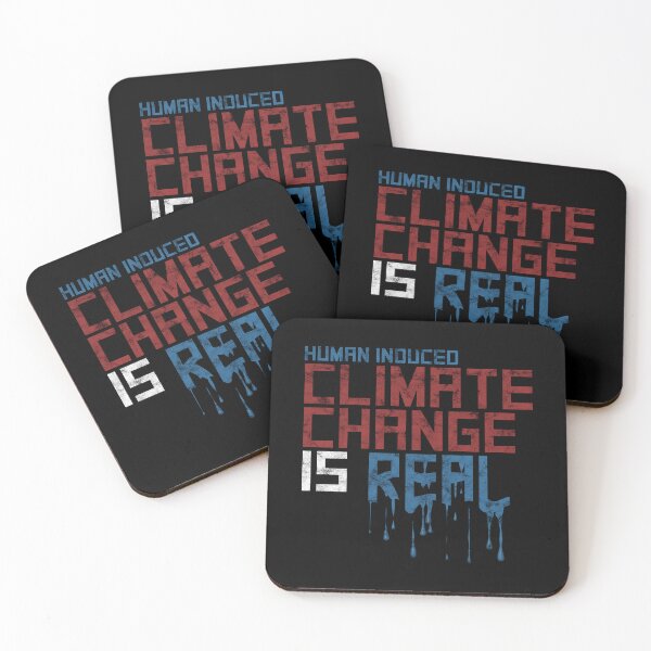 Item preview, Human Induced Climate Change Is Real (Worn Look) designed and sold by politicalamity.