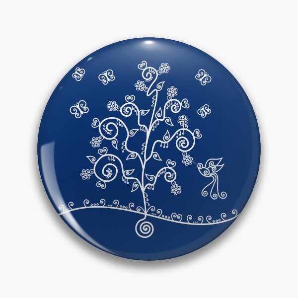 Item preview, Swirly tree and friends (Dark BG) designed and sold by mixMixtli.