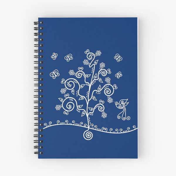 Item preview, Swirly tree and friends (Dark BG) designed and sold by mixMixtli.