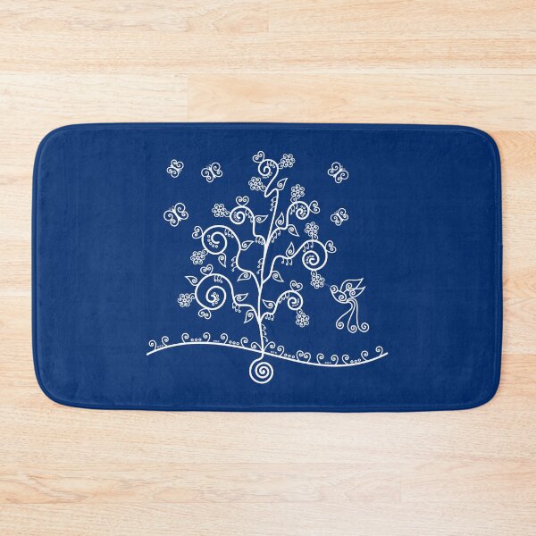 Item preview, Swirly tree and friends (Dark BG) designed and sold by mixMixtli.