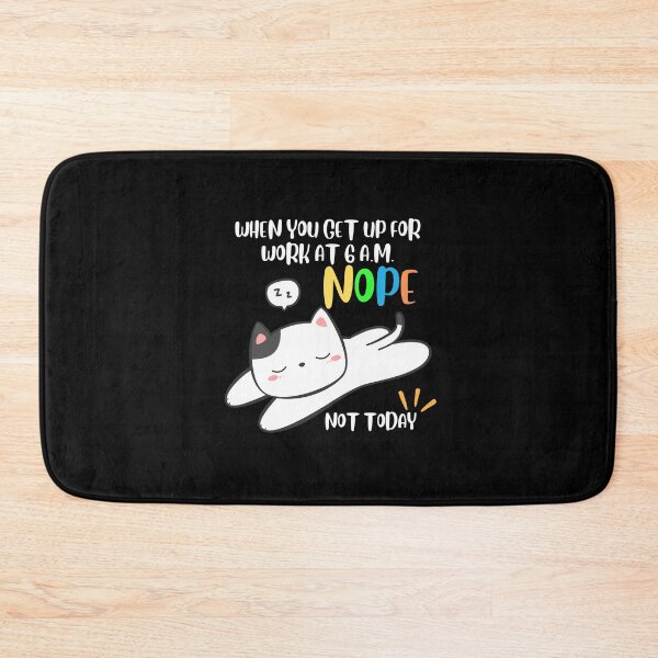 Item preview, funny lazy bored cat for cat mom cat dad cat lover no meme designed and sold by Itsforyou1.