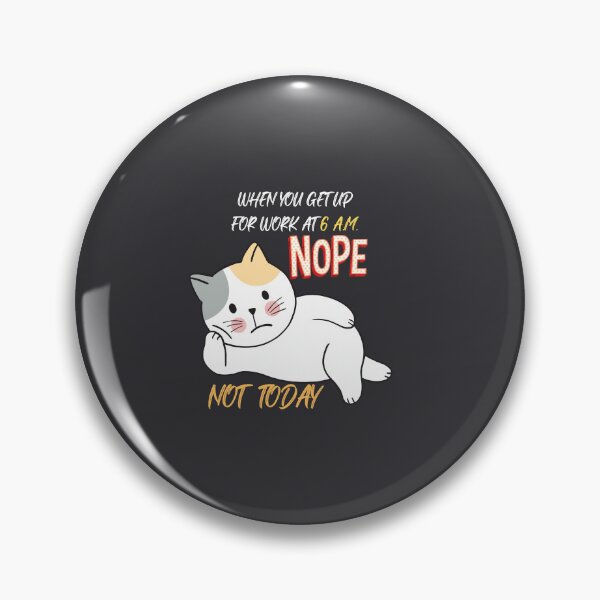 Item preview, funny lazy bored cat for cat mom cat dad cat lover no meme designed and sold by Itsforyou1.
