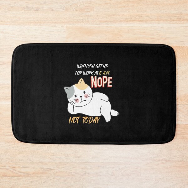 Item preview, funny lazy bored cat for cat mom cat dad cat lover no meme designed and sold by Itsforyou1.