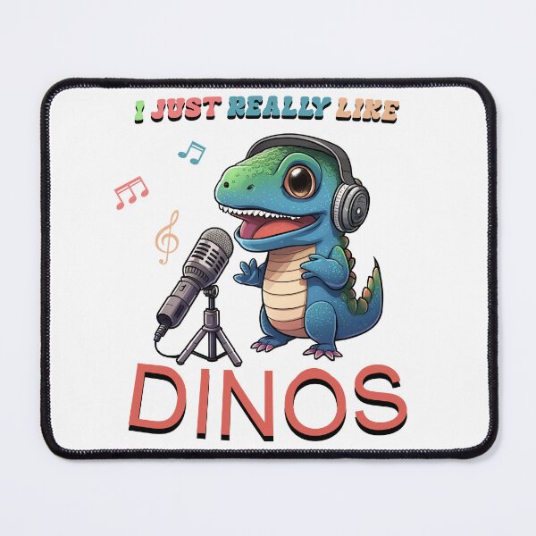 Item preview, I just really like dinos ok | cute anime style designed and sold by mtperspective.