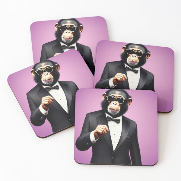 Item preview, Professional monkeys, chimps and primates in suits or clothes 2 designed and sold by hendrikspix.