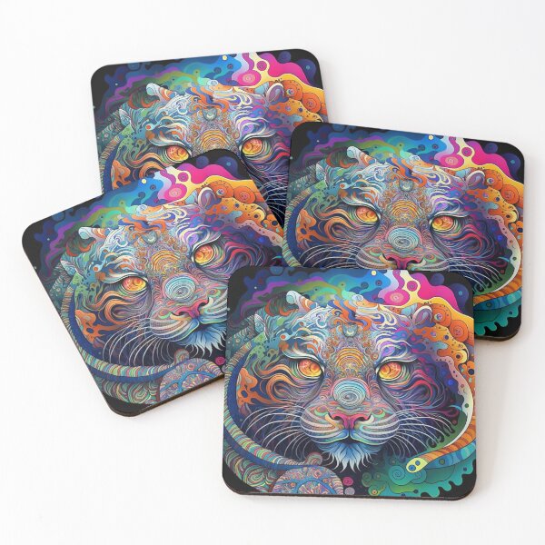 Item preview, Psychedelic Tiger designed and sold by PsychedelicHQ.