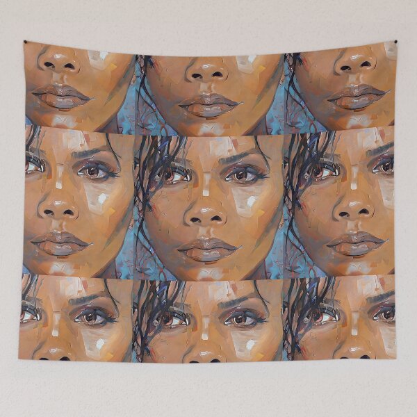 Item preview, Close-up of Halle's face designed and sold by bogfl.