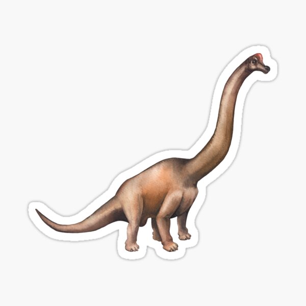 Item preview, Realistic watercolor dinosaur designed and sold by Ekaterina Glazkova.
