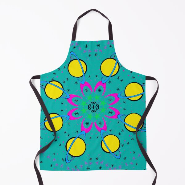 Item preview, retro space_dusty teal designed and sold by NeonEye-Designs.