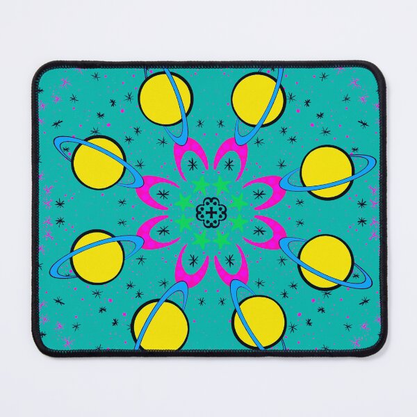 Item preview, retro space_dusty teal designed and sold by NeonEye-Designs.