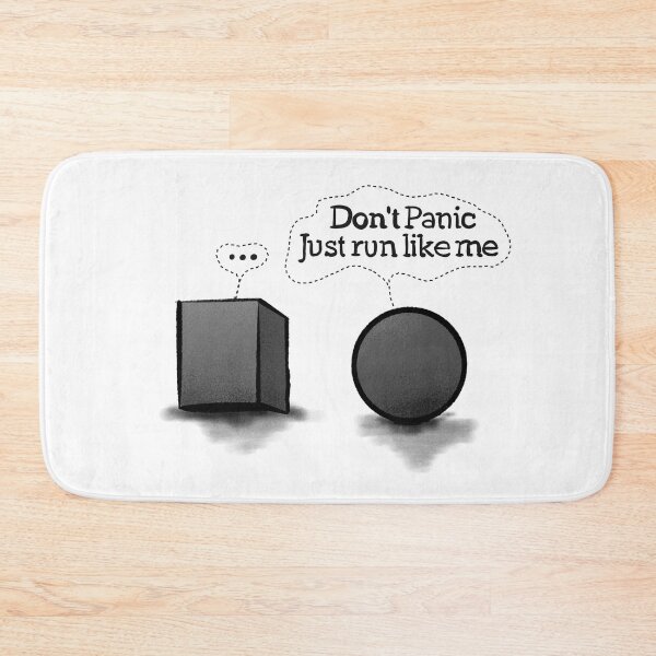 Item preview, Don’t panic just run like me designed and sold by AdamCeko.