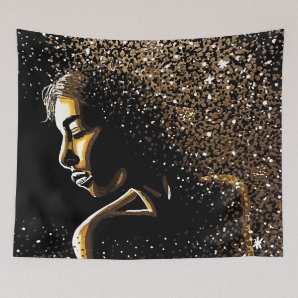 Item preview, Golden Girl Light in Darkness designed and sold by KayleeRoseArt.