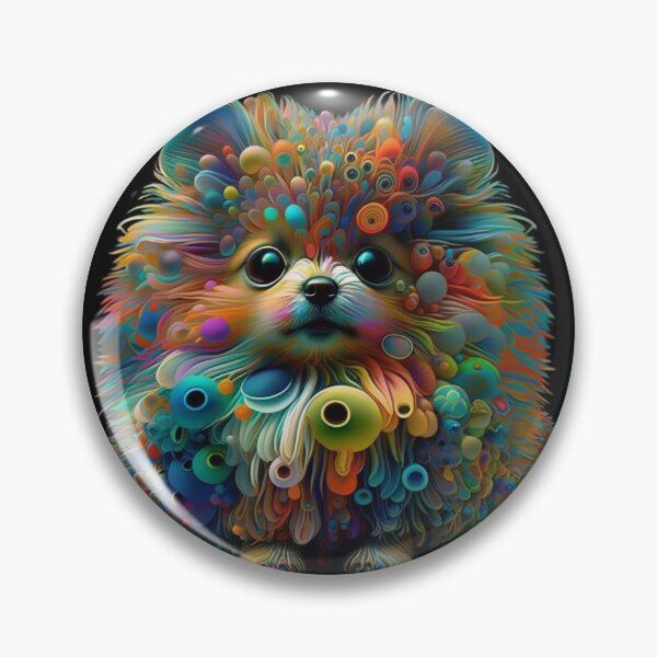Item preview, Psychedelic Pomeranian designed and sold by PsychedelicHQ.