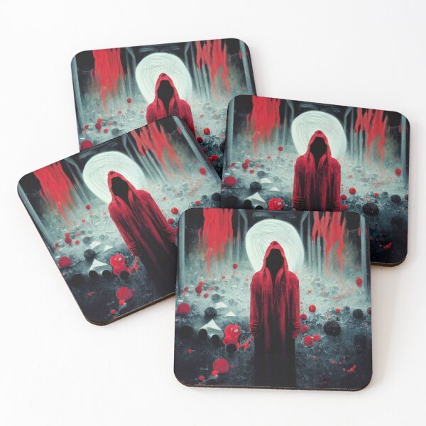 Item preview, gothic red white and black dance of death designed and sold by artfullyprompt.