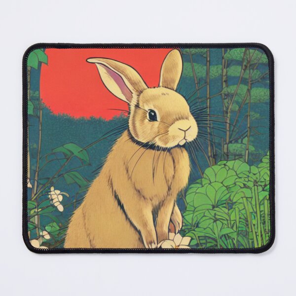 Item preview, Vintage Spring Awakening New Zealand Rabbit Spring Season Wild Rabbits Activist designed and sold by wigobun.