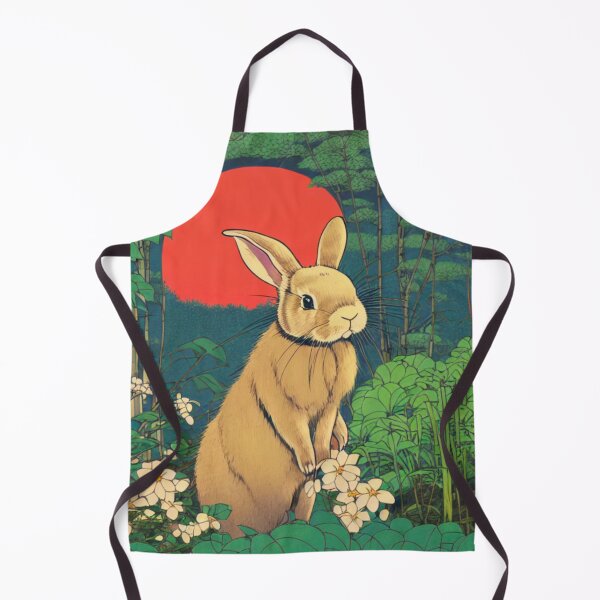 Item preview, Vintage Spring Awakening New Zealand Rabbit Spring Season Wild Rabbits Activist designed and sold by wigobun.