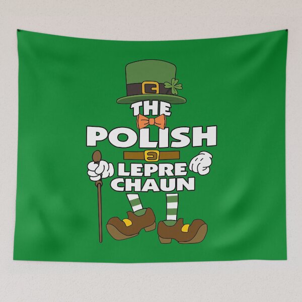 Item preview, The Polish Leprechaun St Patrick's Day Celebration Matching Outfits Group Attire designed and sold by onicon.