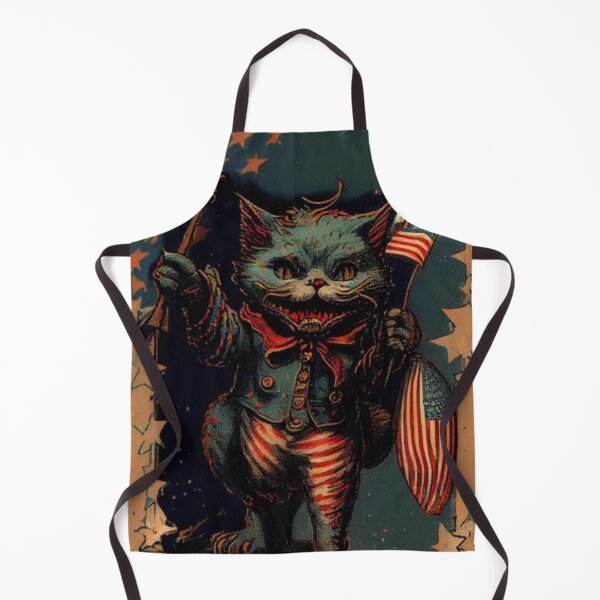 Item preview, The Spirit of Liberty and Halloween: A Patriotic Feline's Howl-o-ween designed and sold by SPOOKY-365.