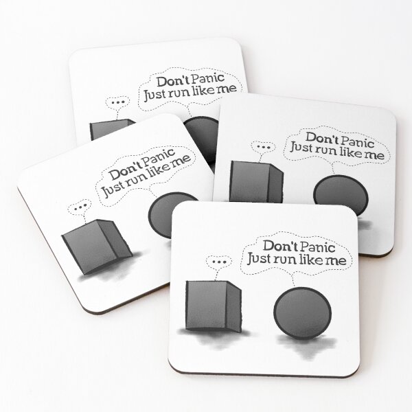 Item preview, Don’t panic just run like me designed and sold by AdamCeko.