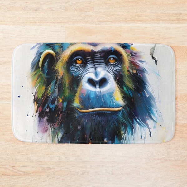 Item preview, Ice Monkey Portrait 2 designed and sold by mrbribe.