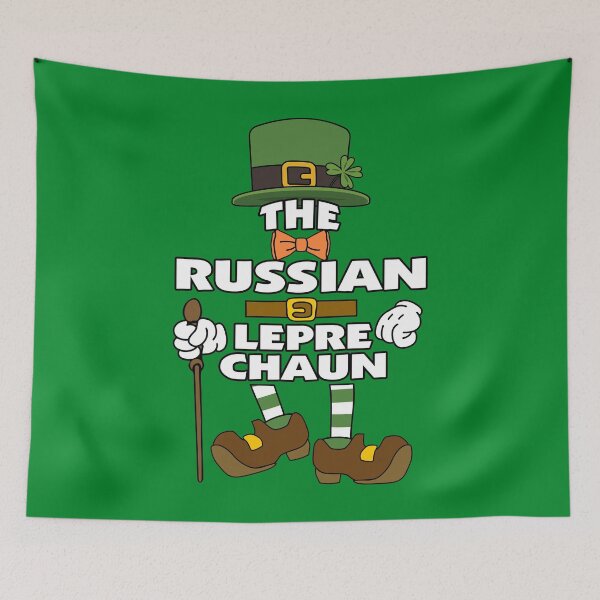 Item preview, The Russian Leprechaun St Patrick's Day Celebration Matching Outfits Group Attire designed and sold by onicon.
