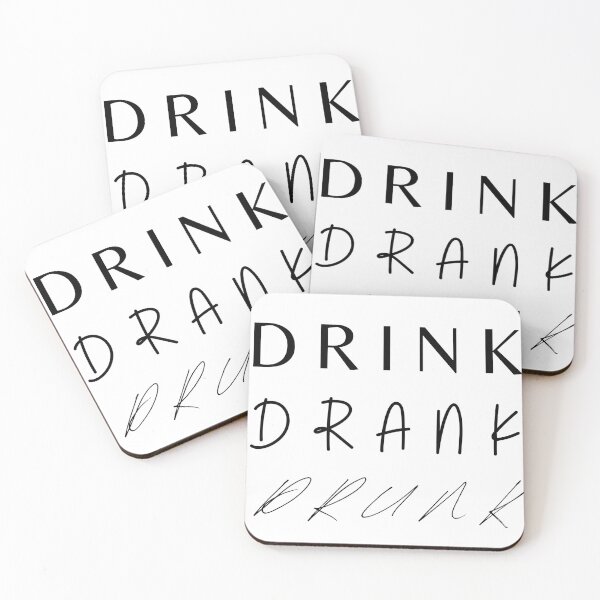 Item preview, Drink Drank Drunk- Funny designed and sold by artfartzzz.