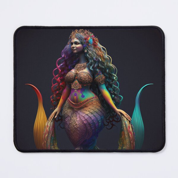 Item preview, Rainbow Mermaid Fish designed and sold by Solace Sparkles.