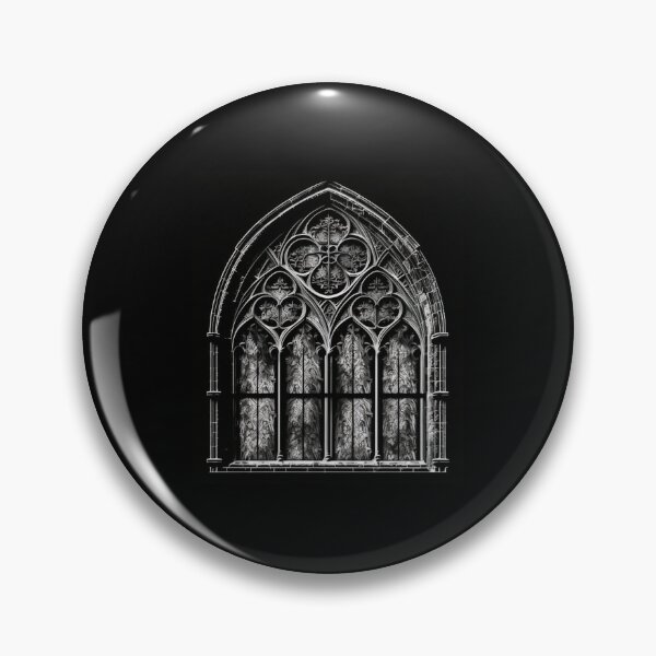 Item preview, Gothic Style Glass Window designed and sold by DirtyDogArts.