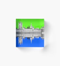 Palace Of Westminster - Lime Acrylic Block