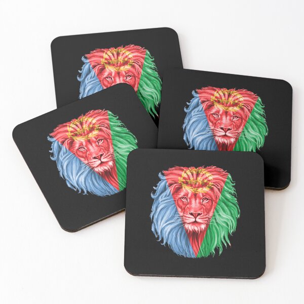 Item preview, Lion Flag Of Eritrea - Gift For Eritrean From Eritrea - Eritrea Flag Lion - Made in Eritrea designed and sold by Fun-World.